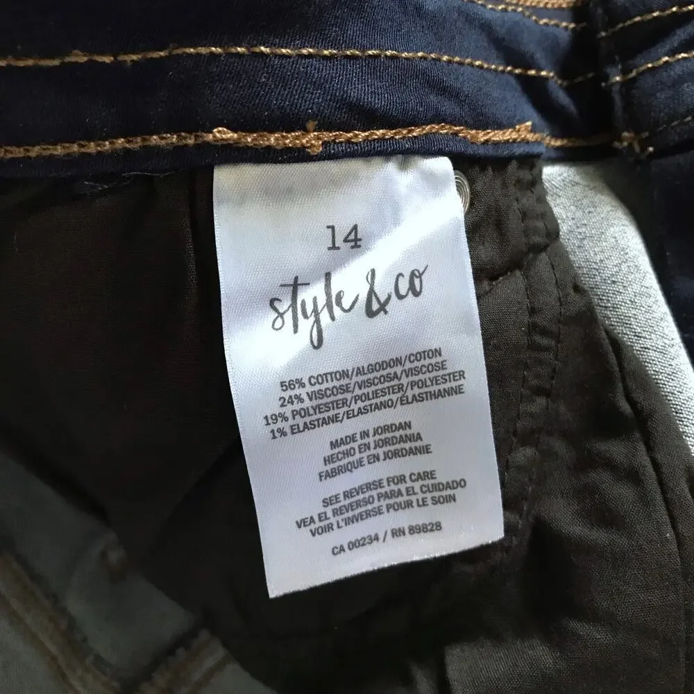 Style & Co. NWT Ultra Skinny Leg Jeans Women 14